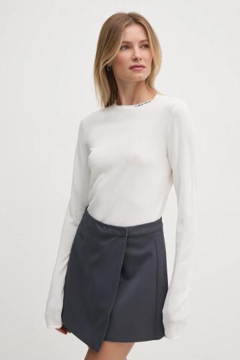 Sveter Calvin Klein Jeans dámsky, béžová farba, tenký, J20J224807