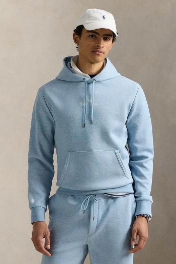 Mikina Polo Ralph Lauren pánska, čierna farba, s kapucňou, s nášivkou, 710936586
