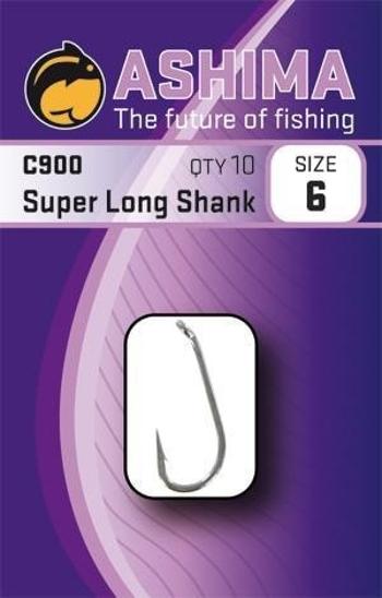 Ashima Háčky C900 Super Long Shank 10ks - vel. 10,Ashima Háčky C900 Super Long Shank 10ks - vel. 10