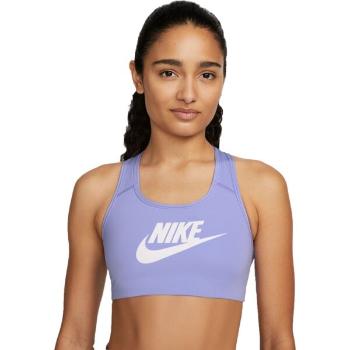 Nike SWOOSH FUTURA Dámská sportovní podprsenka, fialová, velikost