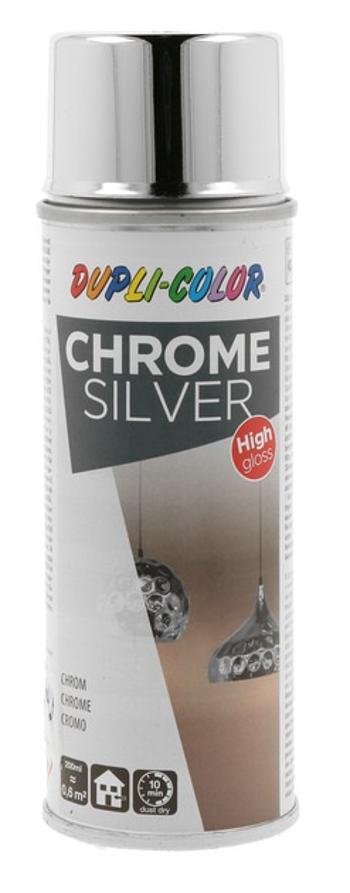 DC CHROME EFFECT - Dekoračný sprej s chrómovým efektom chrómový strieborný 0,2 L