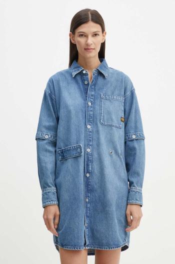 Rifľové šaty G-Star Raw mini, rovný strih, D25349-D301