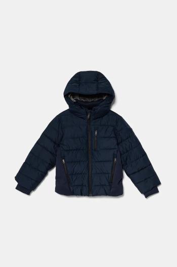 Detská bunda Abercrombie & Fitch tmavomodrá farba, KI232-4008