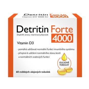 DETRITIN Forte Vitamín D3 4000 IU 60 tabliet