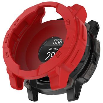 TPU HALF COVER Kryt pre Garmin Instinct 3 AMOLED 50mm červený