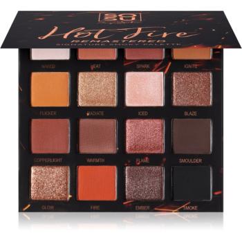 SOSU Cosmetics Hot Fire Eyeshadow Palette paletka očných tieňov odtieň Hot Fire 32 g