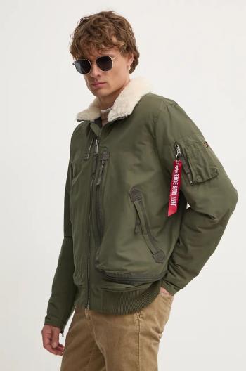 Bunda Alpha Industries pánska, zelená farba, zimná, 148128