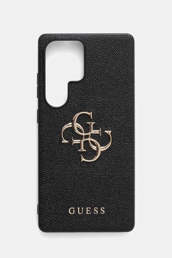 Puzdro na mobil Guess Samsung Galaxy S25 Ultra čierna farba, GUHCS25LPGT4MBK
