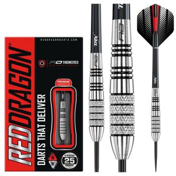 Red Dragon Sidewinder steel darts 25g 80% 
