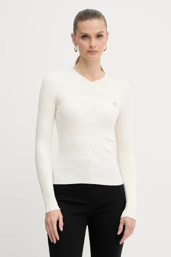 Sveter Twinset béžová farba, ľahký, 252TP3241