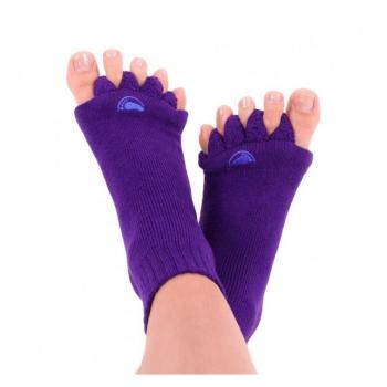 HAPPY FEET Adjustačné ponožky purple veľkosť M