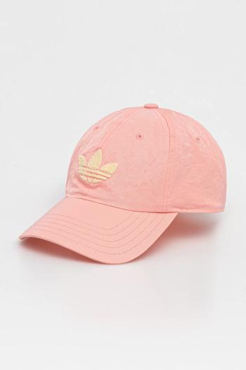 Šiltovka adidas Originals ružová farba, s nášivkou, JD5353