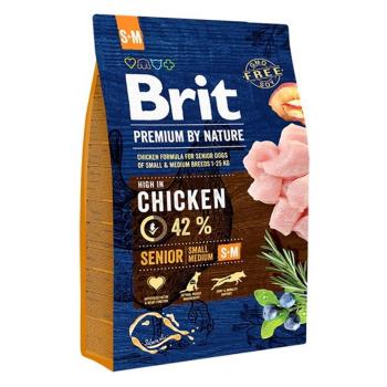 BRIT Premium by Nature Senior S+M granule pre psov 1 ks, Hmotnosť balenia: 3 kg