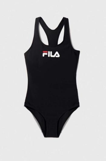 Jednodielne detské plavky Fila SIBARI čierna farba