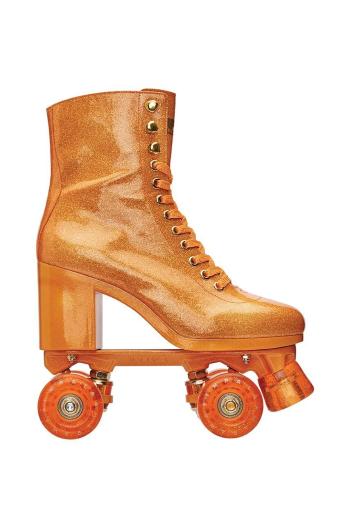Kolieskové korčule Impala Sparkle Orange High Heel Rollerskates x Marawa