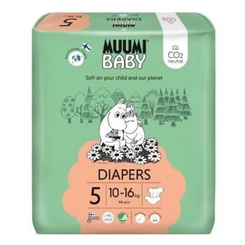 MUUMI BABY 5 Maxi+ 10–16 kg eko plienky 44 ks