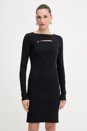 Šaty Patrizia Pepe čierna farba, mini, priliehavé, 8A1496 J129