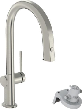 Drezová batéria Hansgrohe Aqittura bez výpuste nerez 76826800