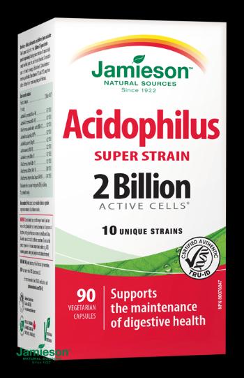 JAMIESON L.Super Acidophilus 10 kmeňov 90 kapsúl