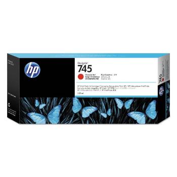 HP 745 F9K06A chromatická červená (chromatic red) originálna cartridge