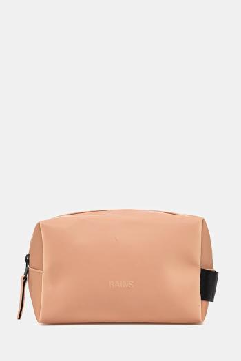 Kozmetická taška Rains Wash Bag Small W3 oranžová farba, 15580