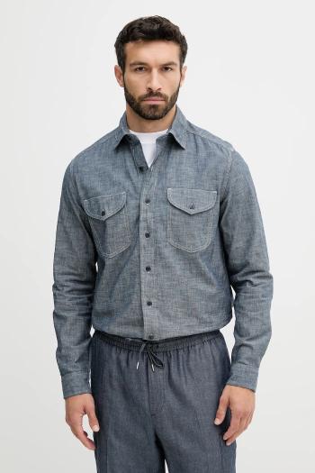 Bavlnená košeľa United Colors of Benetton regular, s klasickým golierom, 5XGBUQ056
