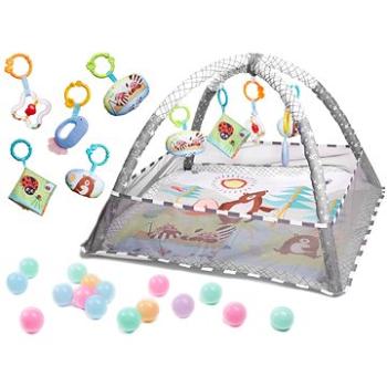 Sun baby Hracia deka bazén s balónikmi sivá (5903039722644)