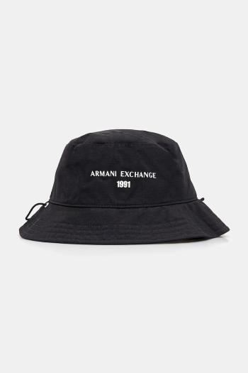 Klobúk Armani Exchange čierna farba, XM001515 AF15605