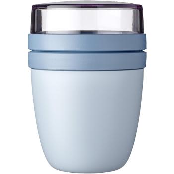 Mepal Ellipse jedálenský box farba Nordic Blue, 500 + 200 ml