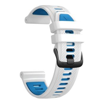 SPORTY Vymeniteľný silikónový remienok Garmin Forerunner 965 bielo-modrý