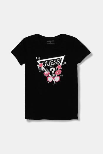 Detské tričko Guess čierna farba, J5YI00 K6YW4
