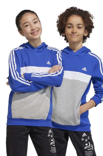 Detská mikina adidas s kapucňou, vzorovaná