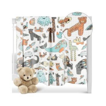 Bellatex Pătură pentru copii Ella Animals , 100 x150 cm