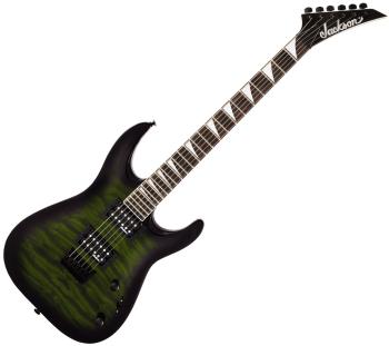 Jackson JS Series Dinky Arch Top JS32Q DKA HT AH Transparent Green Burst Elektrická gitara