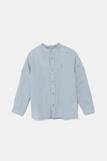 Ľanová košeľa United Colors of Benetton 5IPVGQ01L