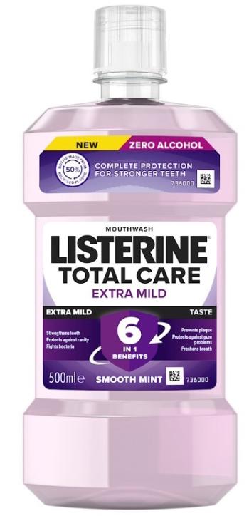 Listerine Ústna voda Total Care Extra Mild 500 ml