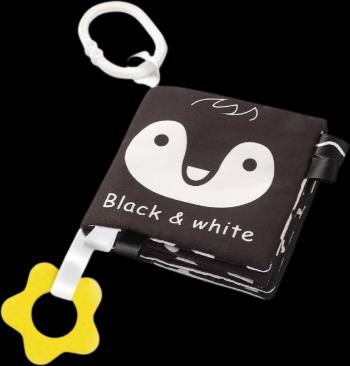 BABYONO Knižka na hranie Black&White