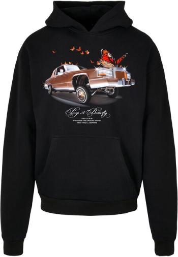 Mr. Tee Pimp a Butterfly Heavy Oversize Hoody black - XXL