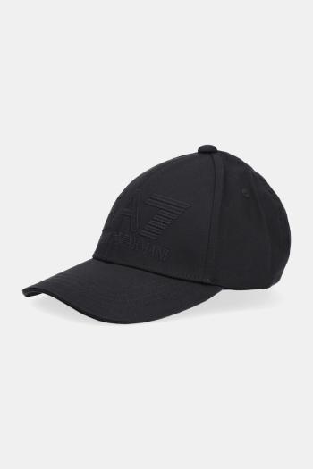 Šiltovka EA7 Emporio Armani čierna farba, AF11989.7X000321