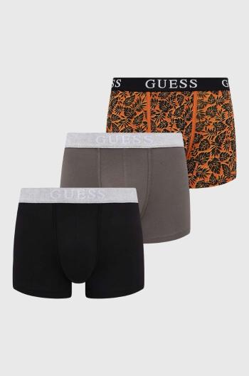 Boxerky Guess JOE 3-pak pánske, šedá farba, U4GG15 K6YW0