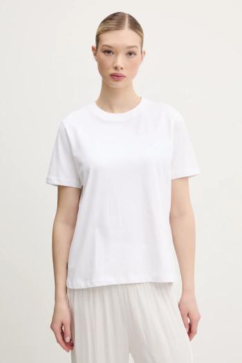 Bavlnené tričko Superdry dámske, biela farba, W1011644A-01C