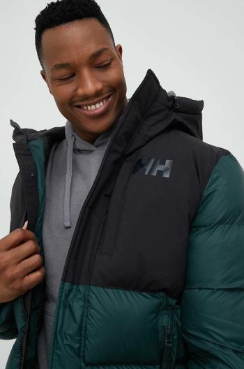 Športová bunda Helly Hansen ACTIVE PUFFY LONG JACKET zelená farba, 53522