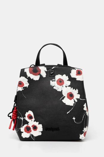 Ruksak Desigual CHANDRA SUMY MINI dámsky, čierna farba, malý, vzorovaný, 25SAKP27