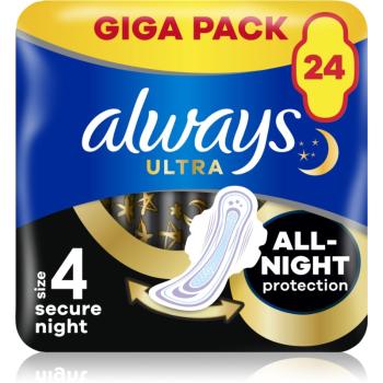 Always Ultra Secure Night egészségügyi betétek 24 db