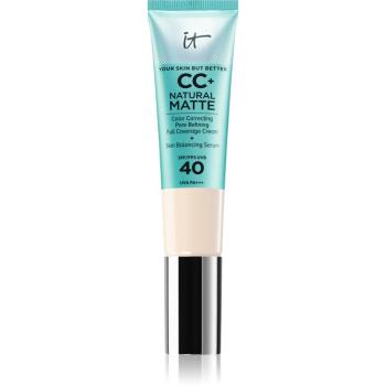 IT Cosmetics Your Skin But Better CC+ Natural Matte zmatňujúci make-up SPF 40 pre ženy Fair Ivory 32 ml