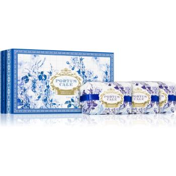 Castelbel Portus Cale Gold & Blue tuhé mydlo darčeková sada 3x150 g