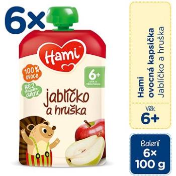 Hami Jabĺčko a hruška 6× 100 g (5900852055102)