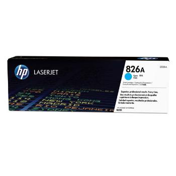 HP originál toner CF311A, cyan, 31500str., HP 826A, HP Color LaserJet Enterprise M855dn, M855x+, M855x+, O, azurová