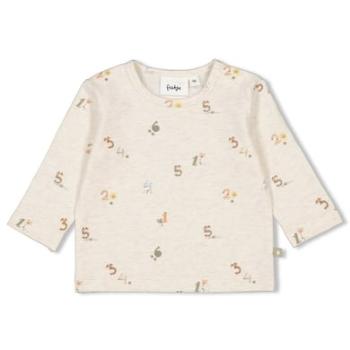 Feetje Tričko s dlouhým rukávem Cool Family Off white Melange