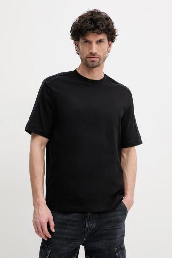 Bavlnené tričko Armani Exchange pánske, čierna farba, s potlačou, XM000322 AF10361